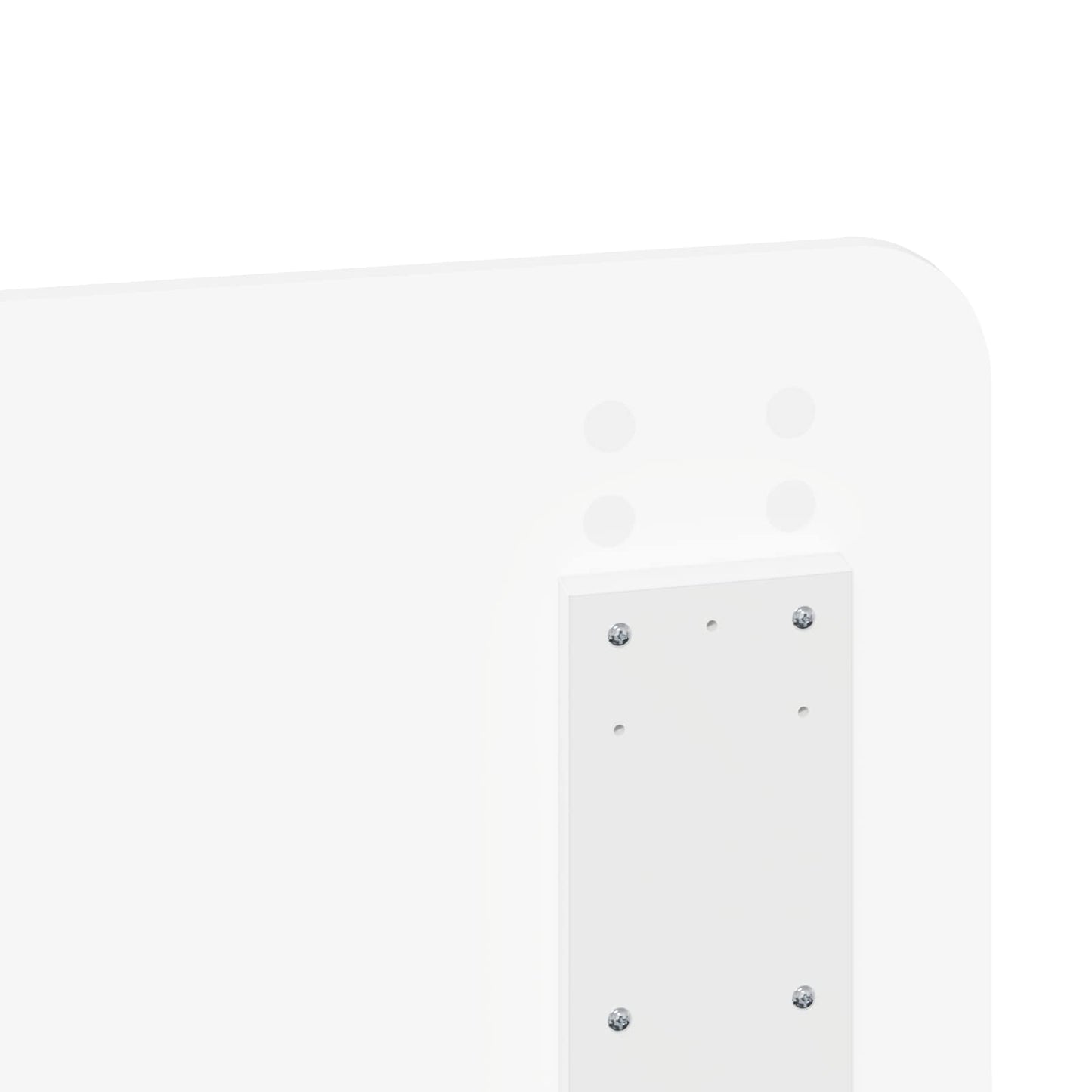 vidaXL Headboard White Engineered wood