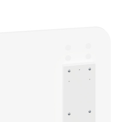 vidaXL Headboard White Engineered wood