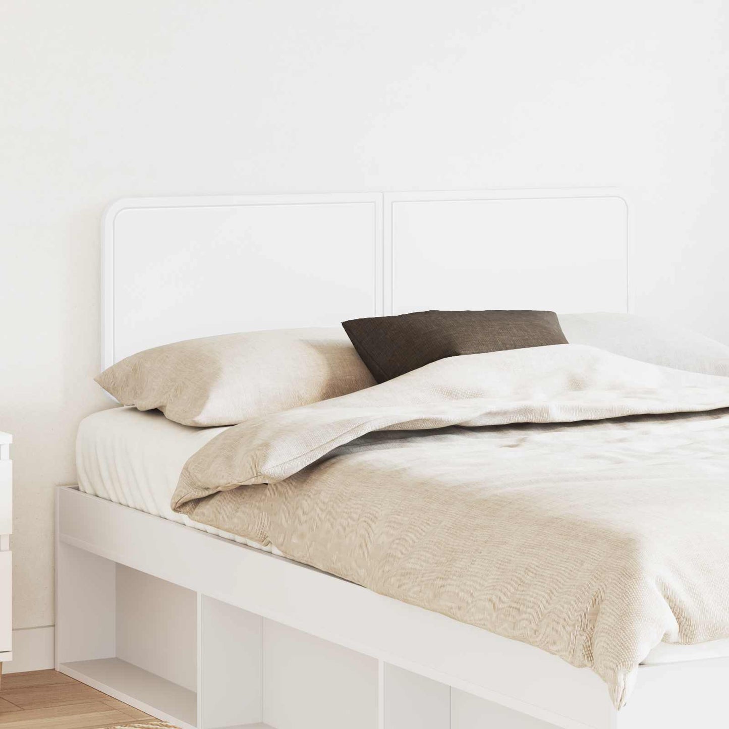 vidaXL Headboard White Engineered wood