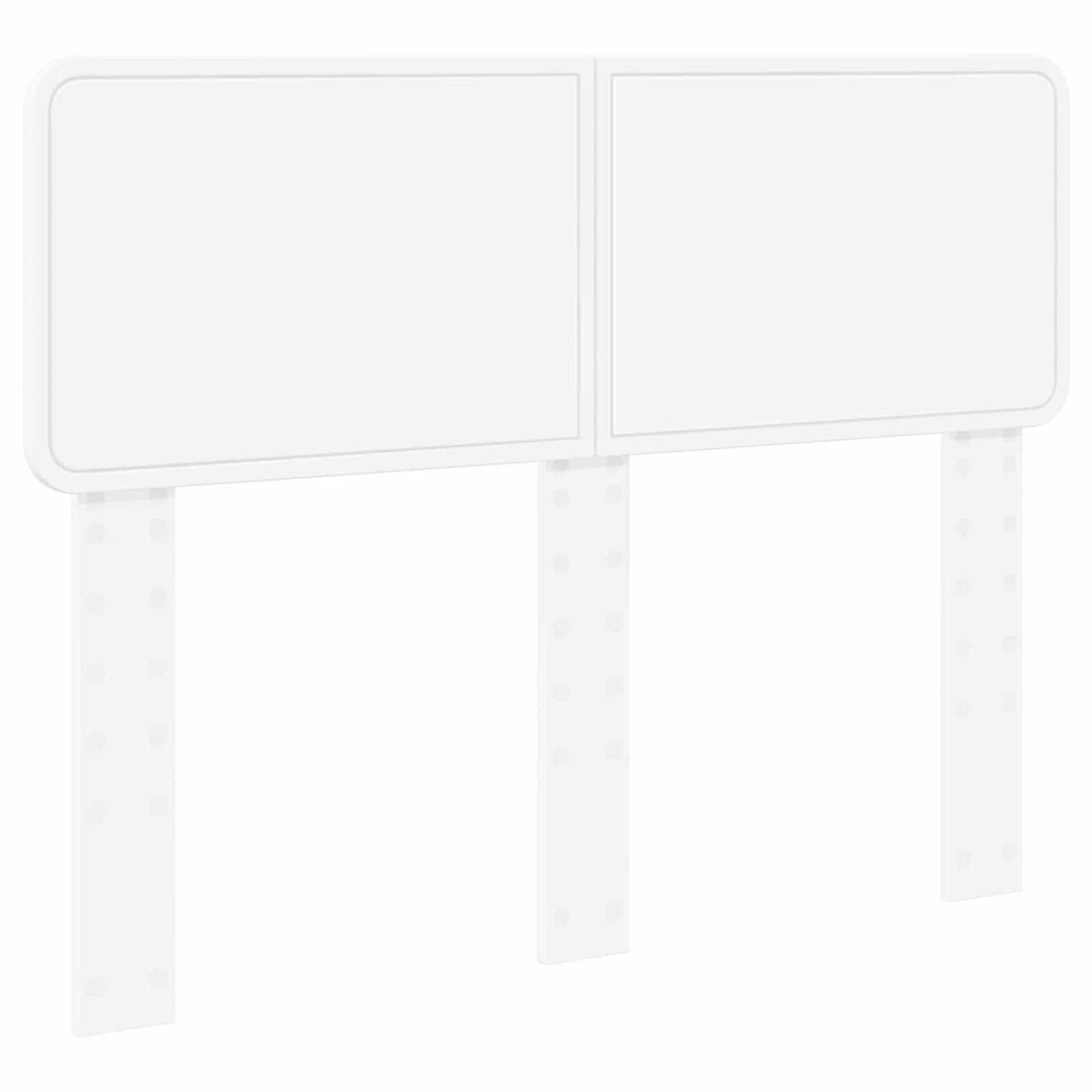 vidaXL Headboard White Engineered wood