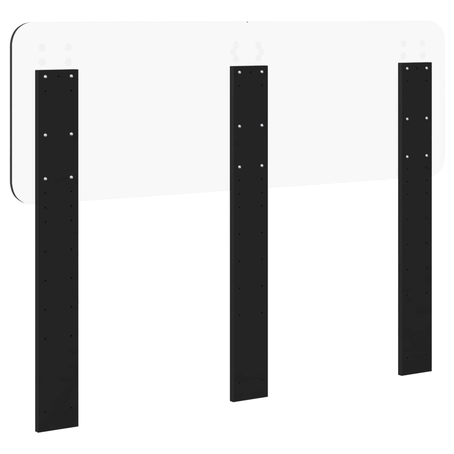 vidaXL Headboard Black Oak Engineered wood