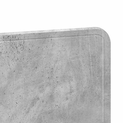 vidaXL Headboard Concrete Grey Engineered wood