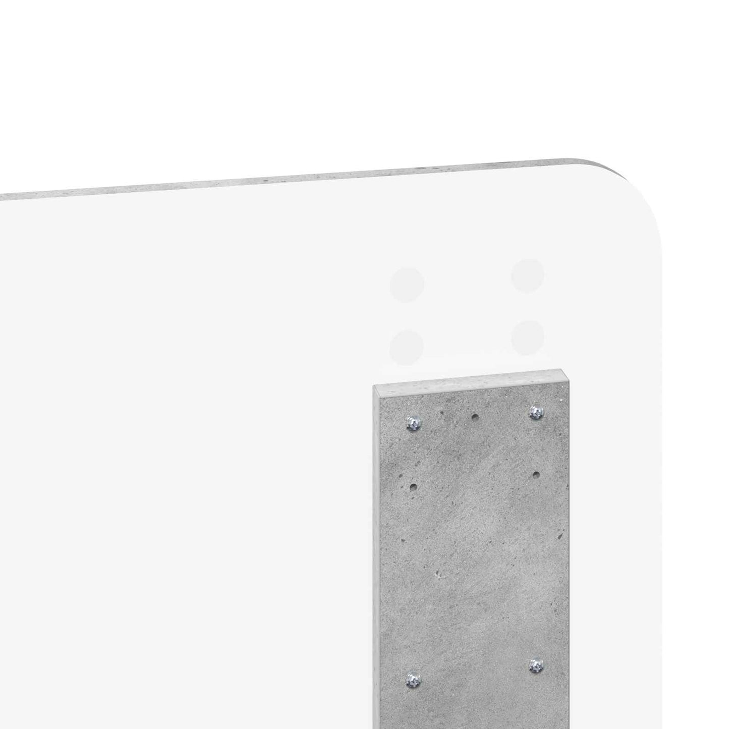 vidaXL Headboard Concrete Grey Engineered wood