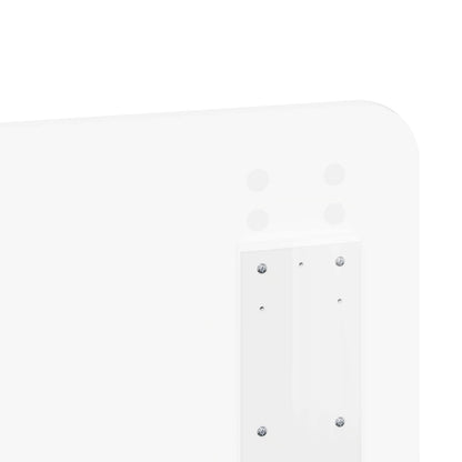 vidaXL Headboard Gloss White Engineered wood