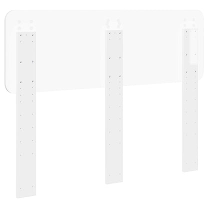 vidaXL Headboard Gloss White Engineered wood
