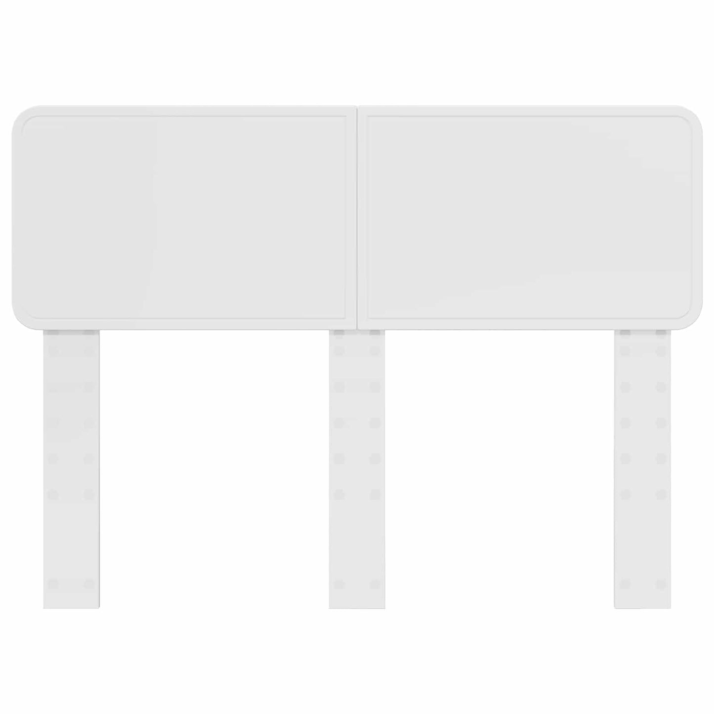 vidaXL Headboard Gloss White Engineered wood