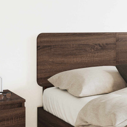 vidaXL Headboard Brown Oak Engineered wood