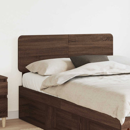 vidaXL Headboard Brown Oak Engineered wood