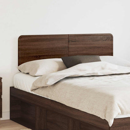 vidaXL Headboard Brown Oak Engineered wood