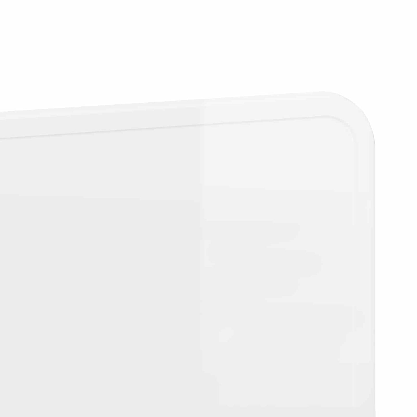 vidaXL Headboard Gloss White Engineered wood