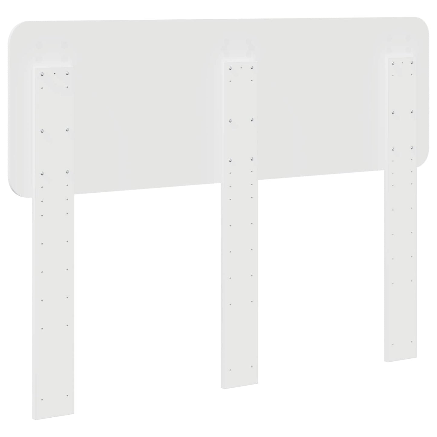 vidaXL Headboard Gloss White Engineered wood