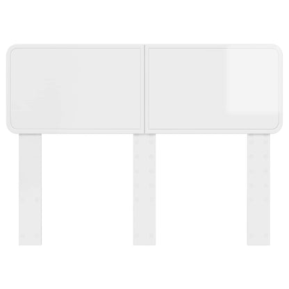 vidaXL Headboard Gloss White Engineered wood