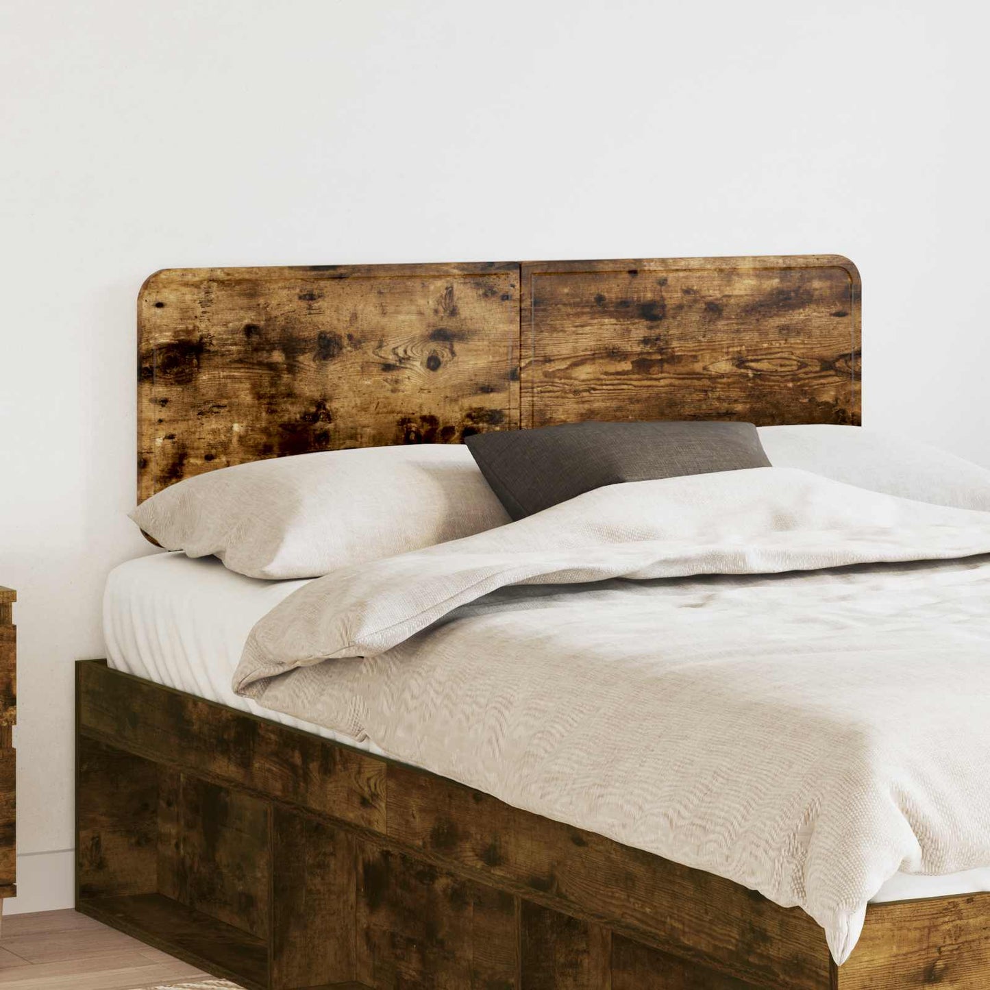 vidaXL Headboard Smoked Oak Engineered wood