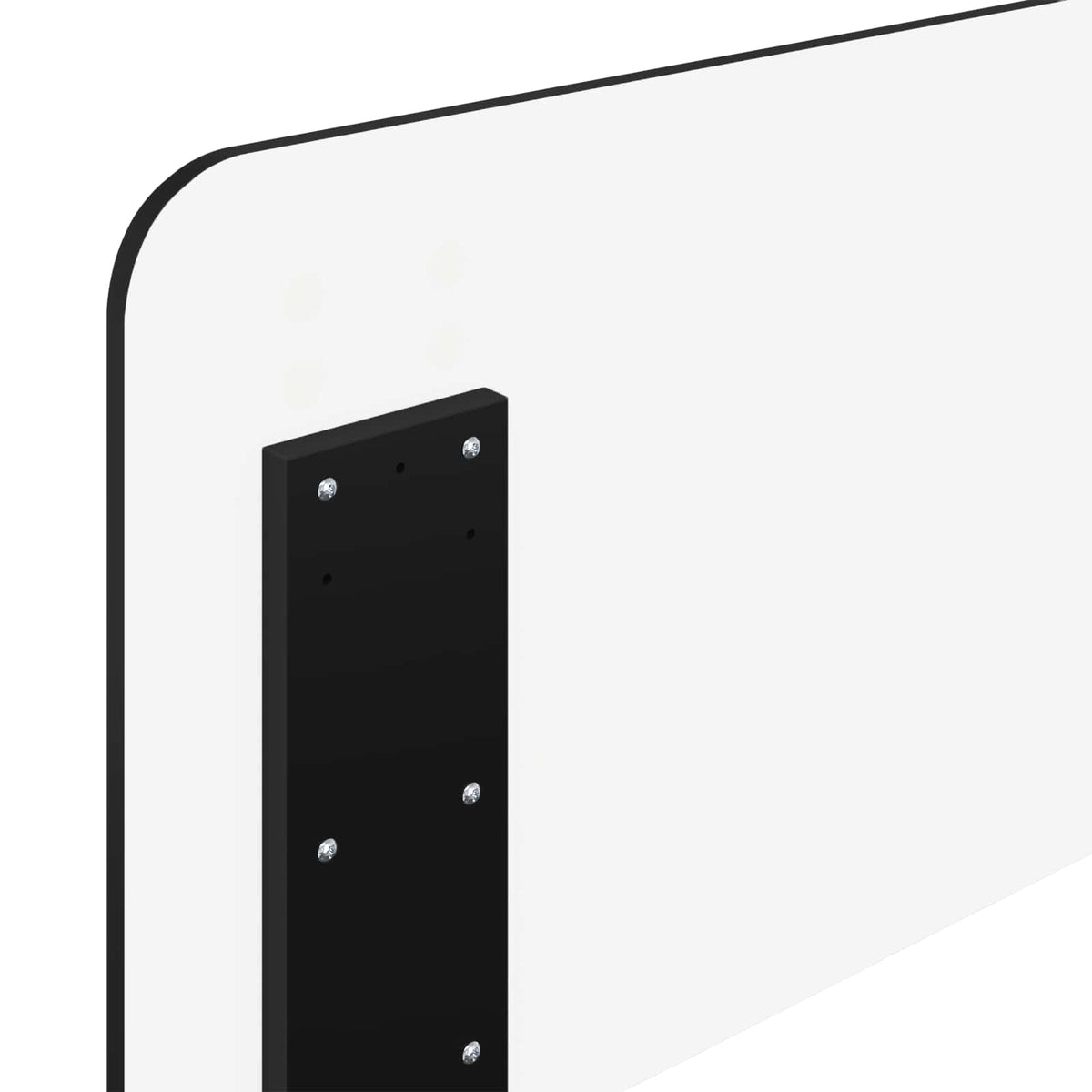 vidaXL Headboard Black Oak Engineered wood
