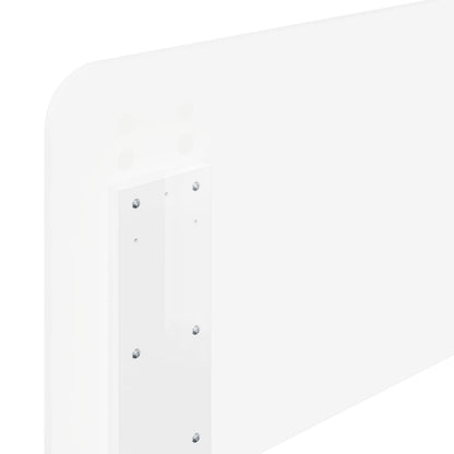 vidaXL Headboard Gloss White Engineered wood
