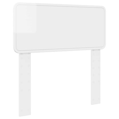 vidaXL Headboard Gloss White Engineered wood