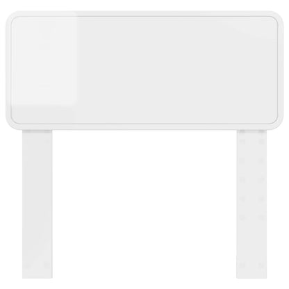 vidaXL Headboard Gloss White Engineered wood