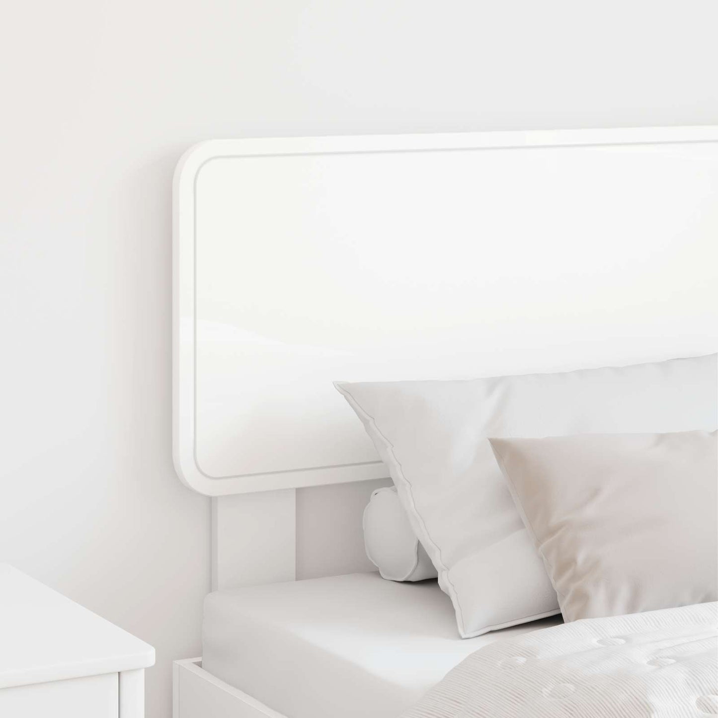 vidaXL Headboard White Engineered wood