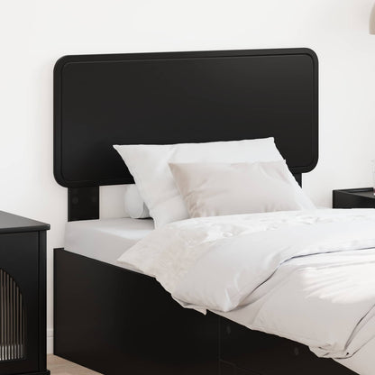 vidaXL Headboard Black Oak Engineered wood