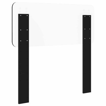 vidaXL Headboard Black Oak Engineered wood