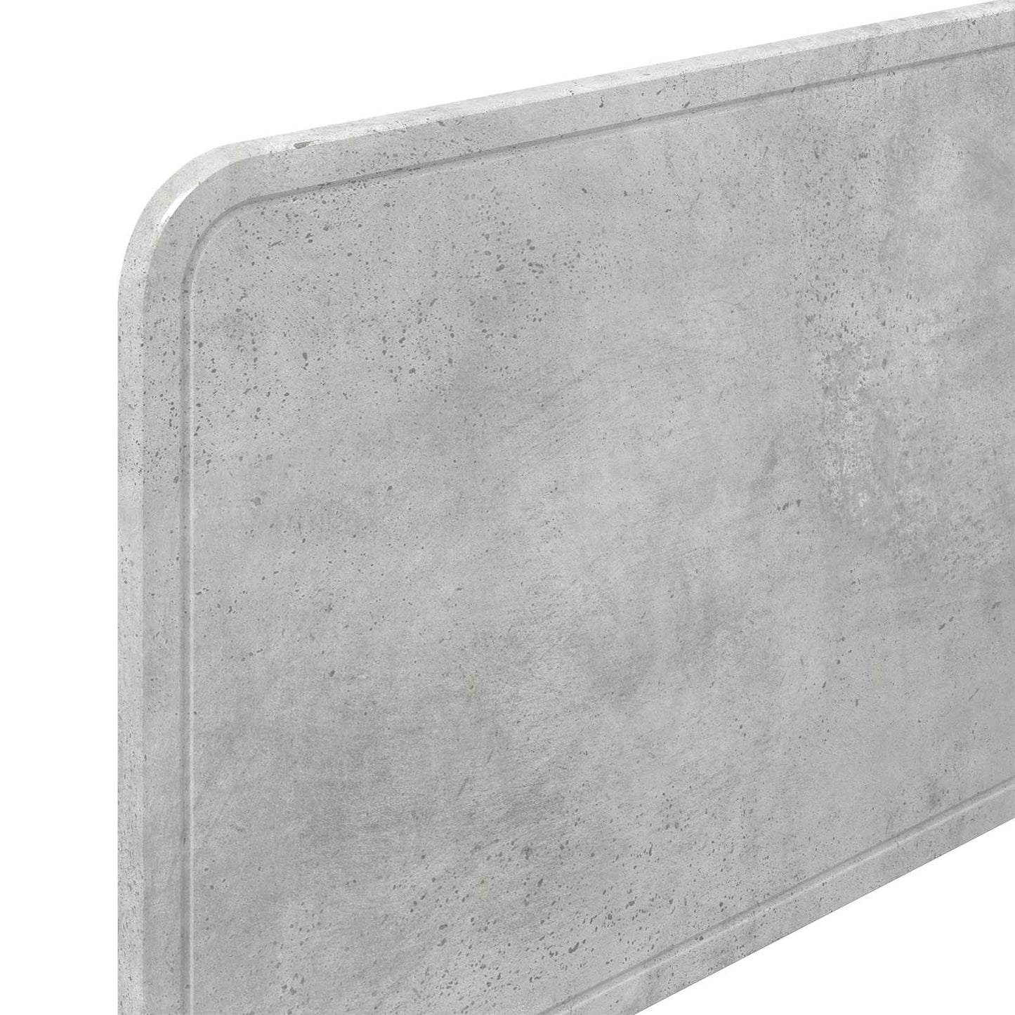 vidaXL Headboard Concrete Grey Engineered wood
