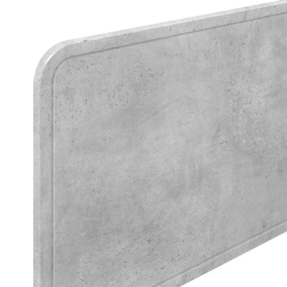 vidaXL Headboard Concrete Grey Engineered wood