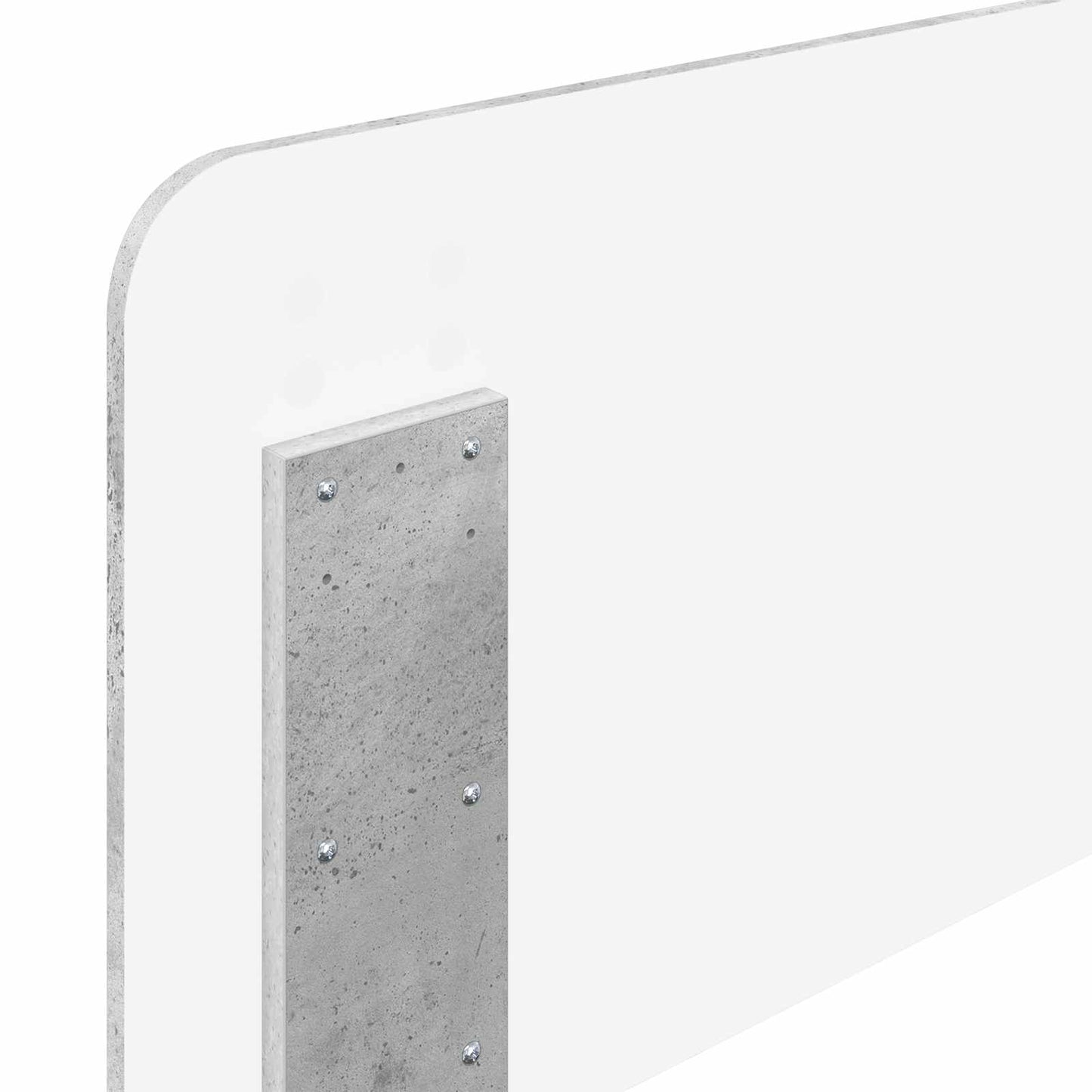 vidaXL Headboard Concrete Grey Engineered wood