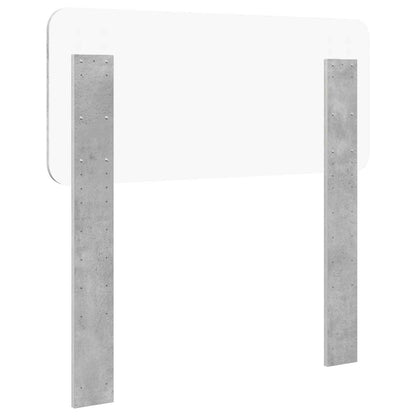 vidaXL Headboard Concrete Grey Engineered wood
