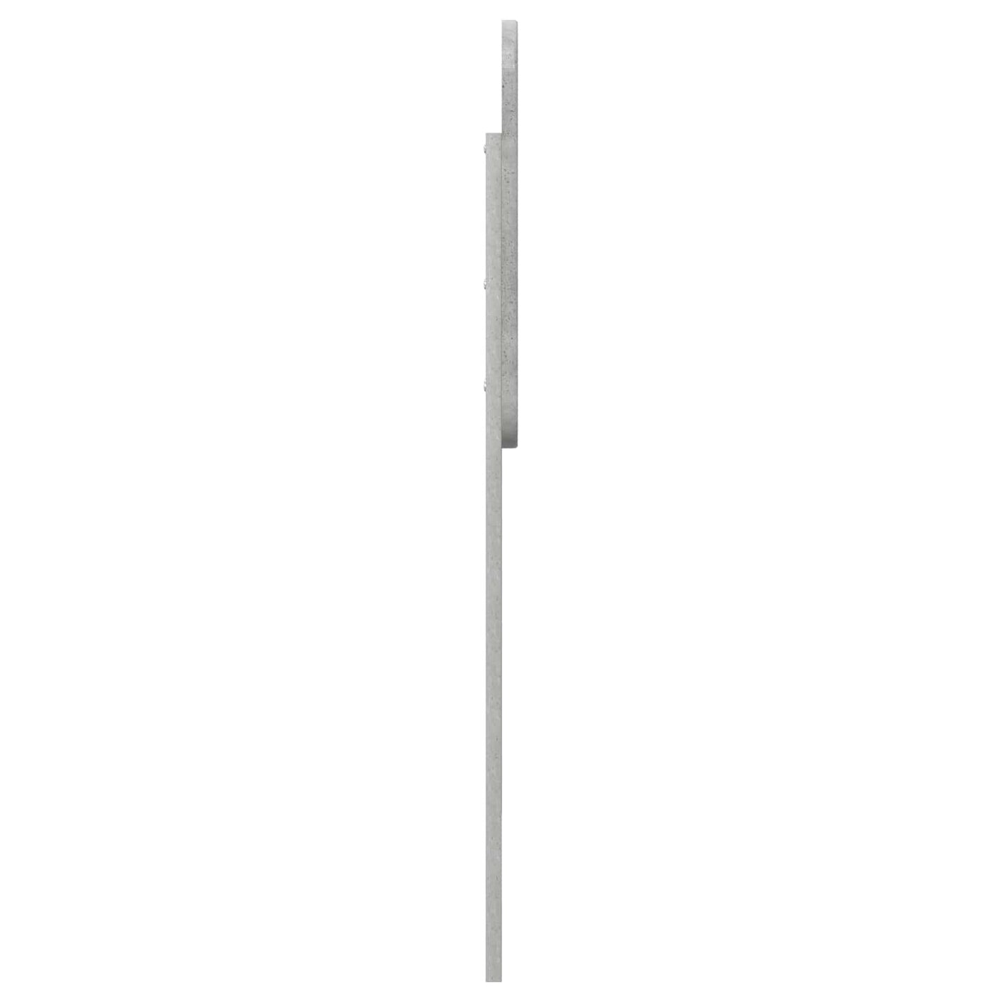 vidaXL Headboard Concrete Grey Engineered wood