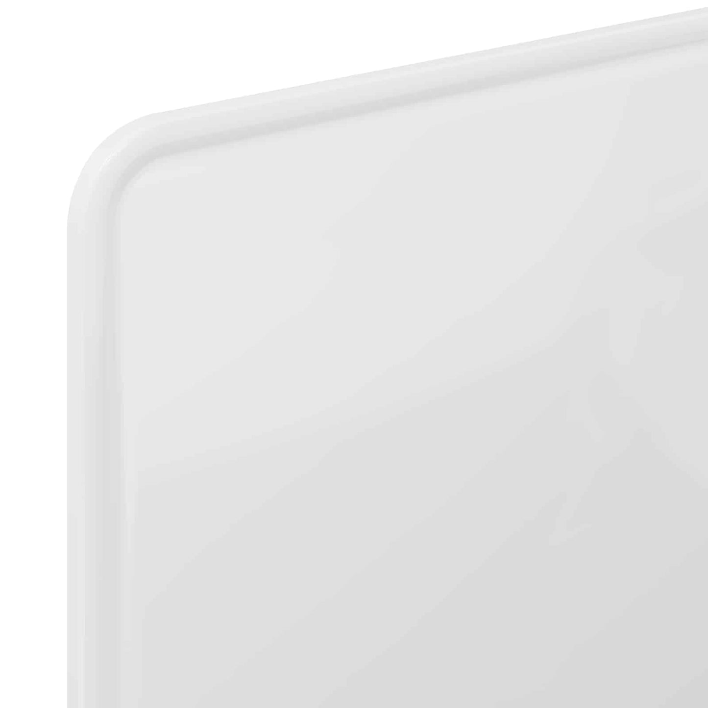 vidaXL Headboard Gloss White Engineered wood