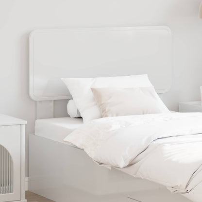 vidaXL Headboard Gloss White Engineered wood