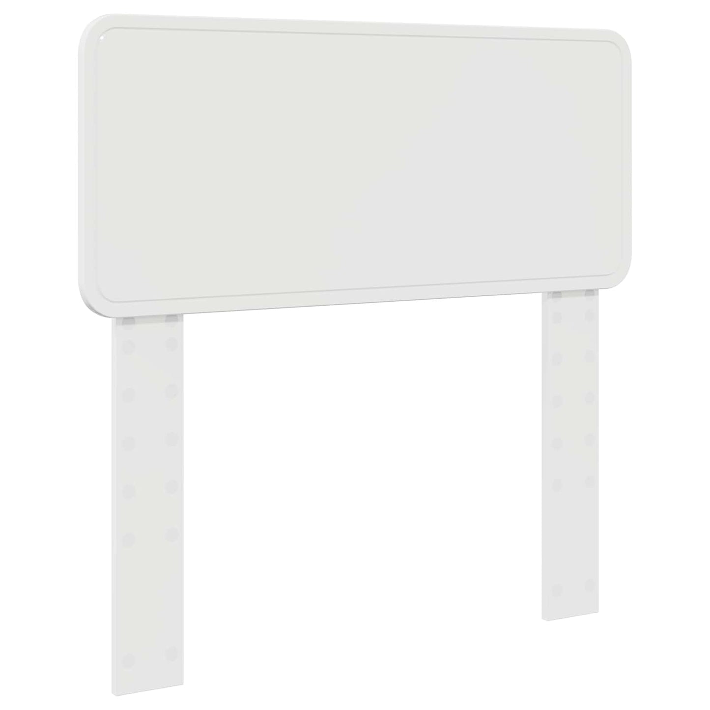 vidaXL Headboard Gloss White Engineered wood