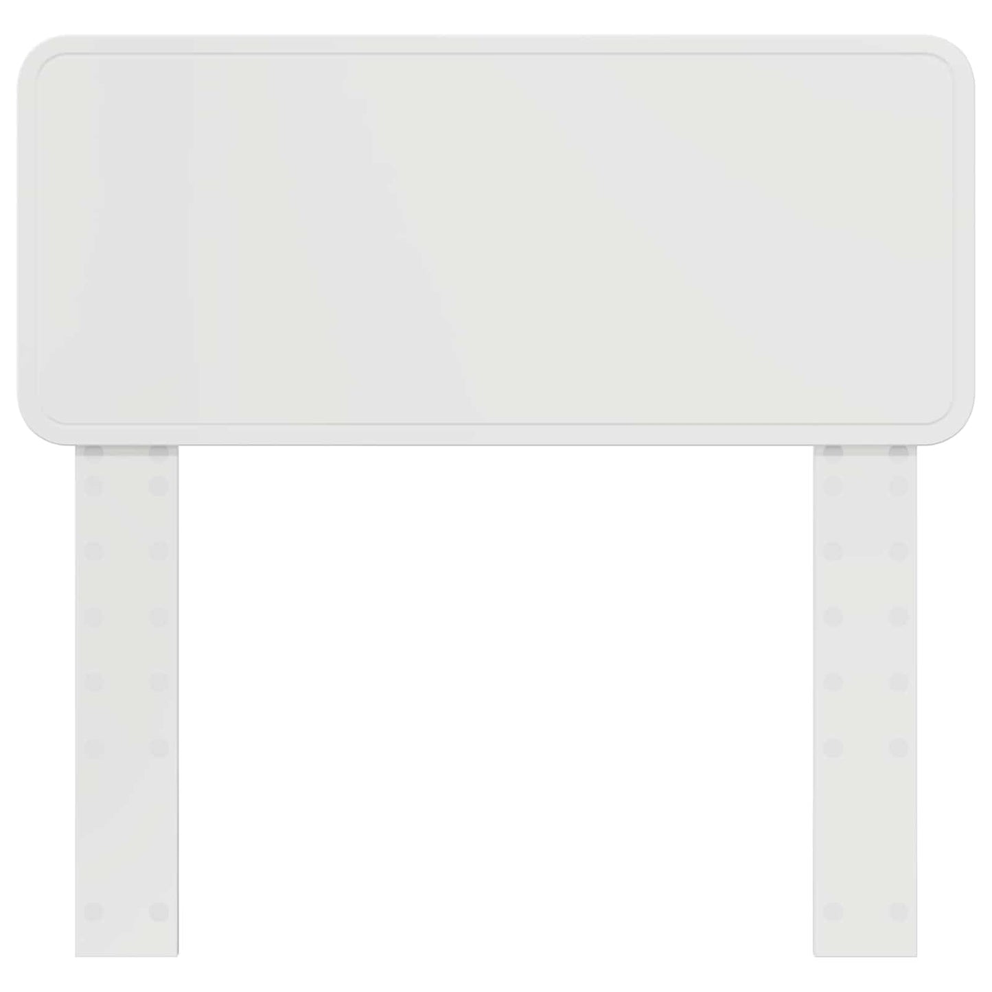 vidaXL Headboard Gloss White Engineered wood