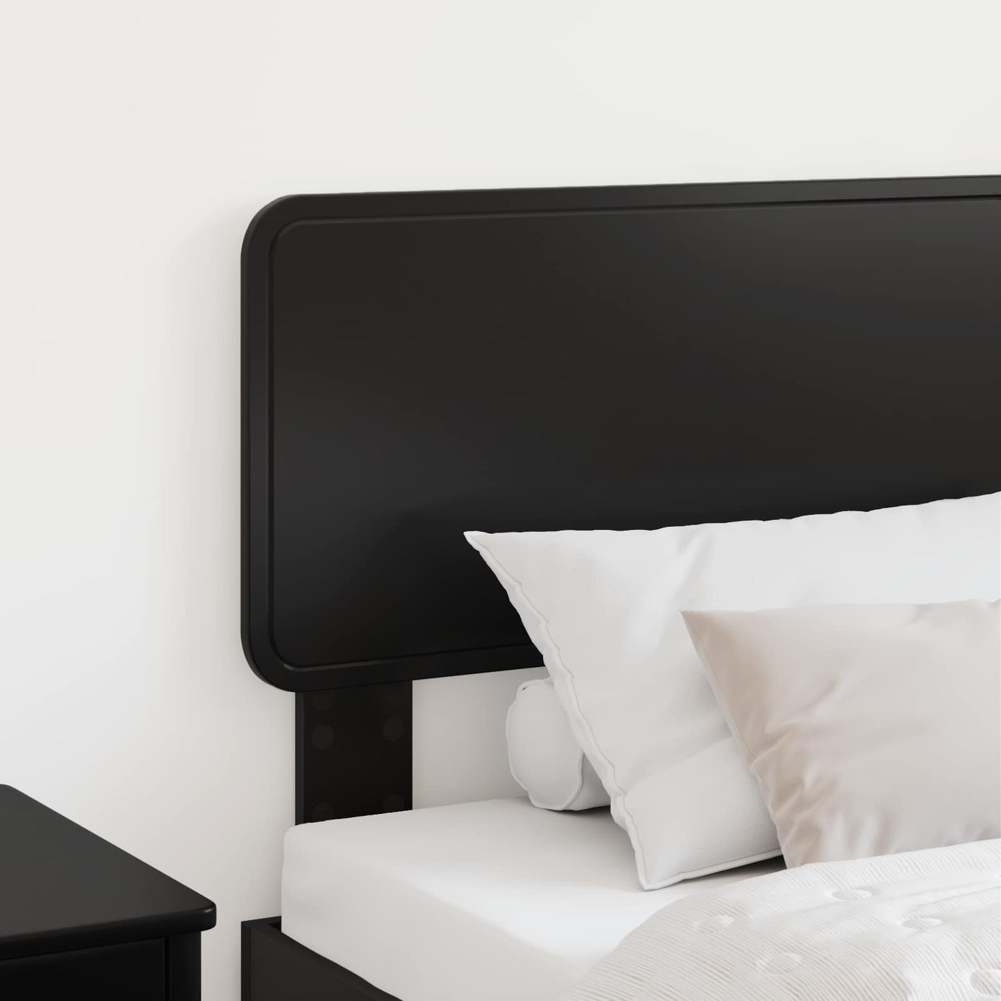 vidaXL Headboard Black Oak Engineered wood