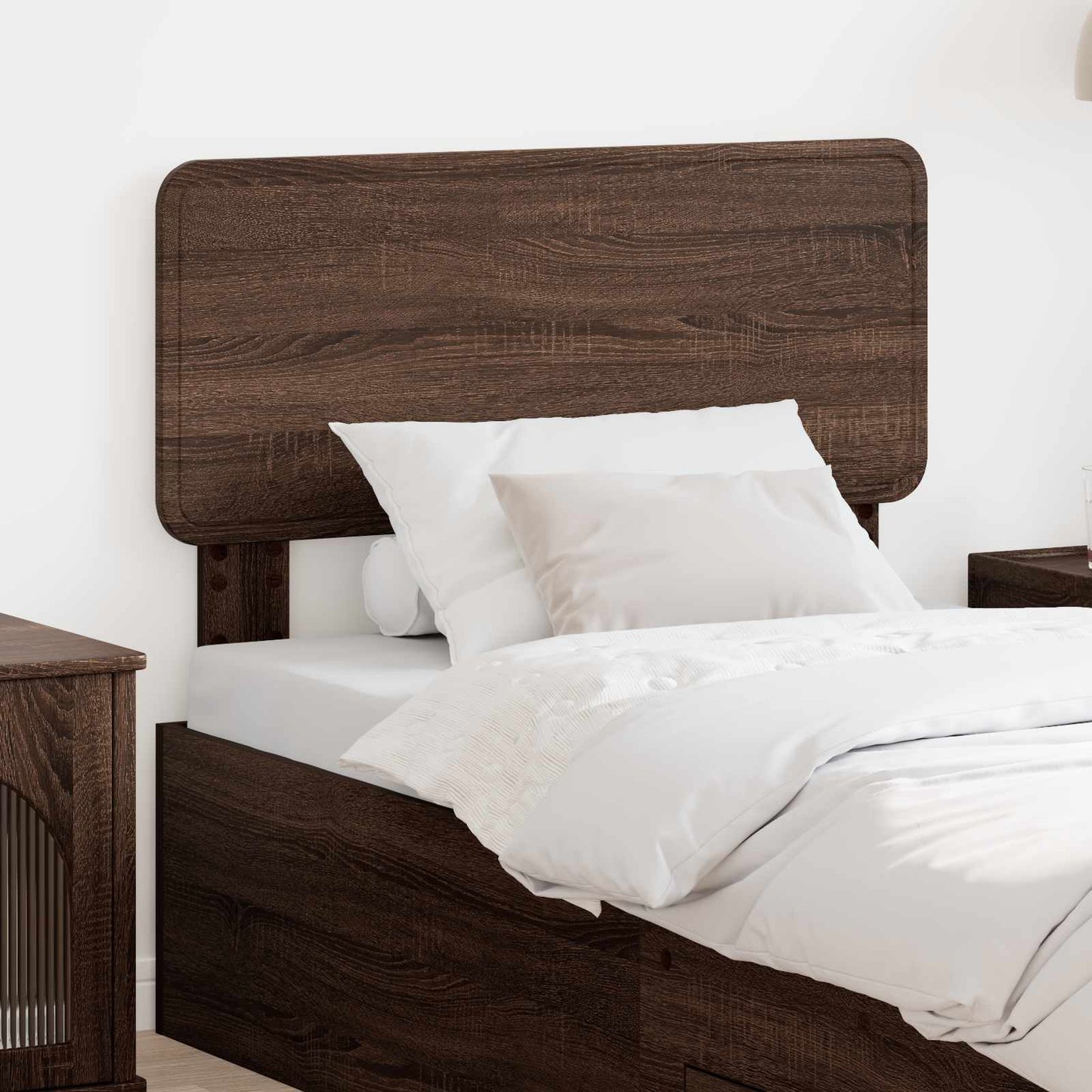 vidaXL Headboard Brown Oak Engineered wood