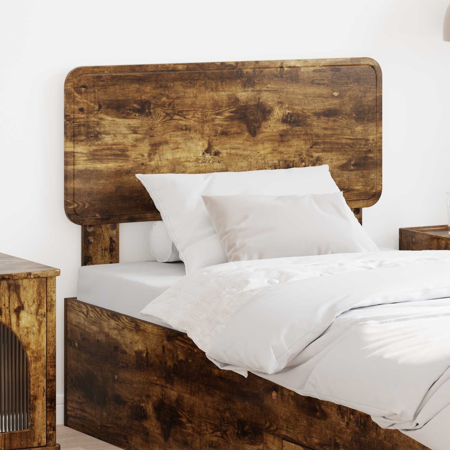vidaXL Headboard Smoked Oak Engineered wood