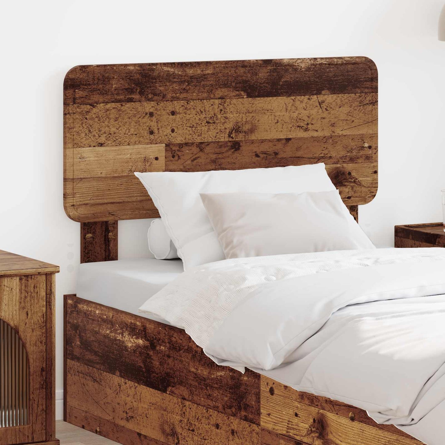 vidaXL Headboard Old Wood Engineered wood
