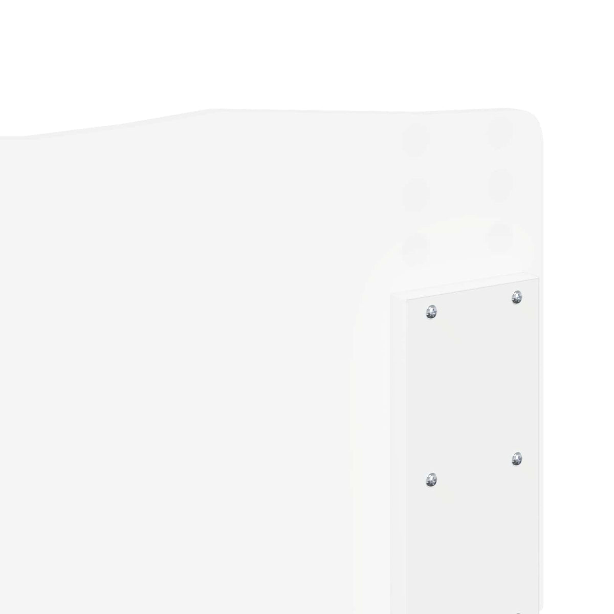 vidaXL Headboard White Engineered wood