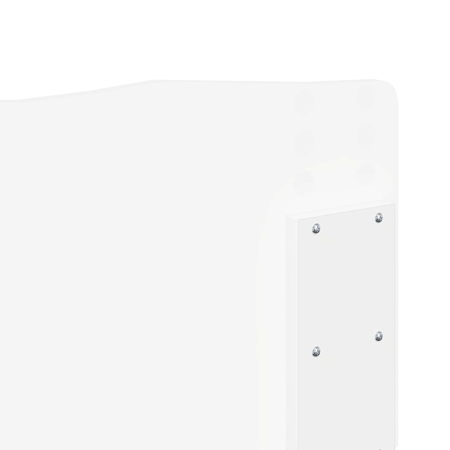 vidaXL Headboard White Engineered wood