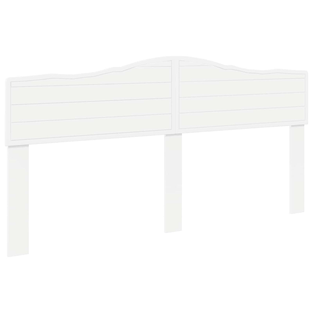 vidaXL Headboard White Engineered wood