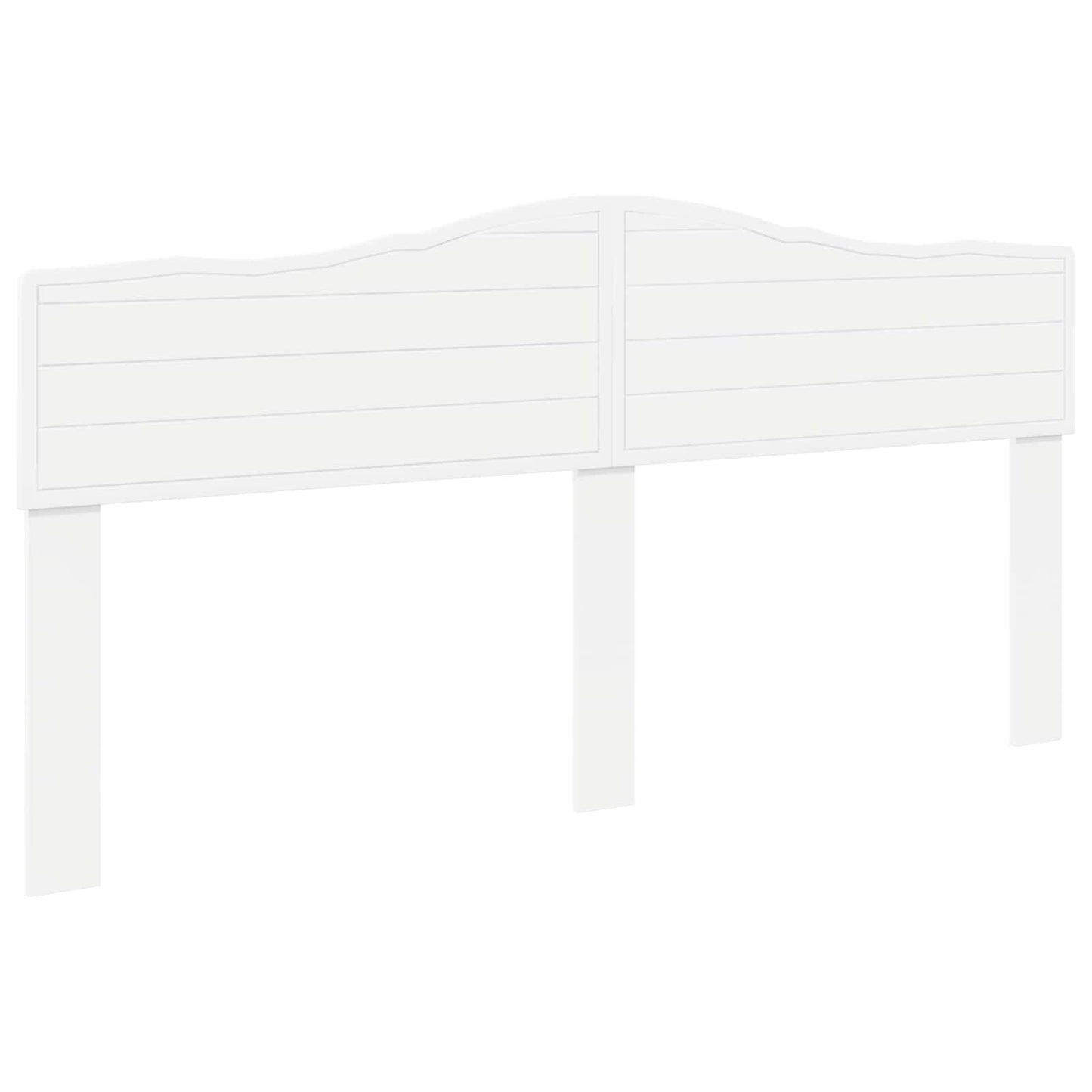 vidaXL Headboard White Engineered wood