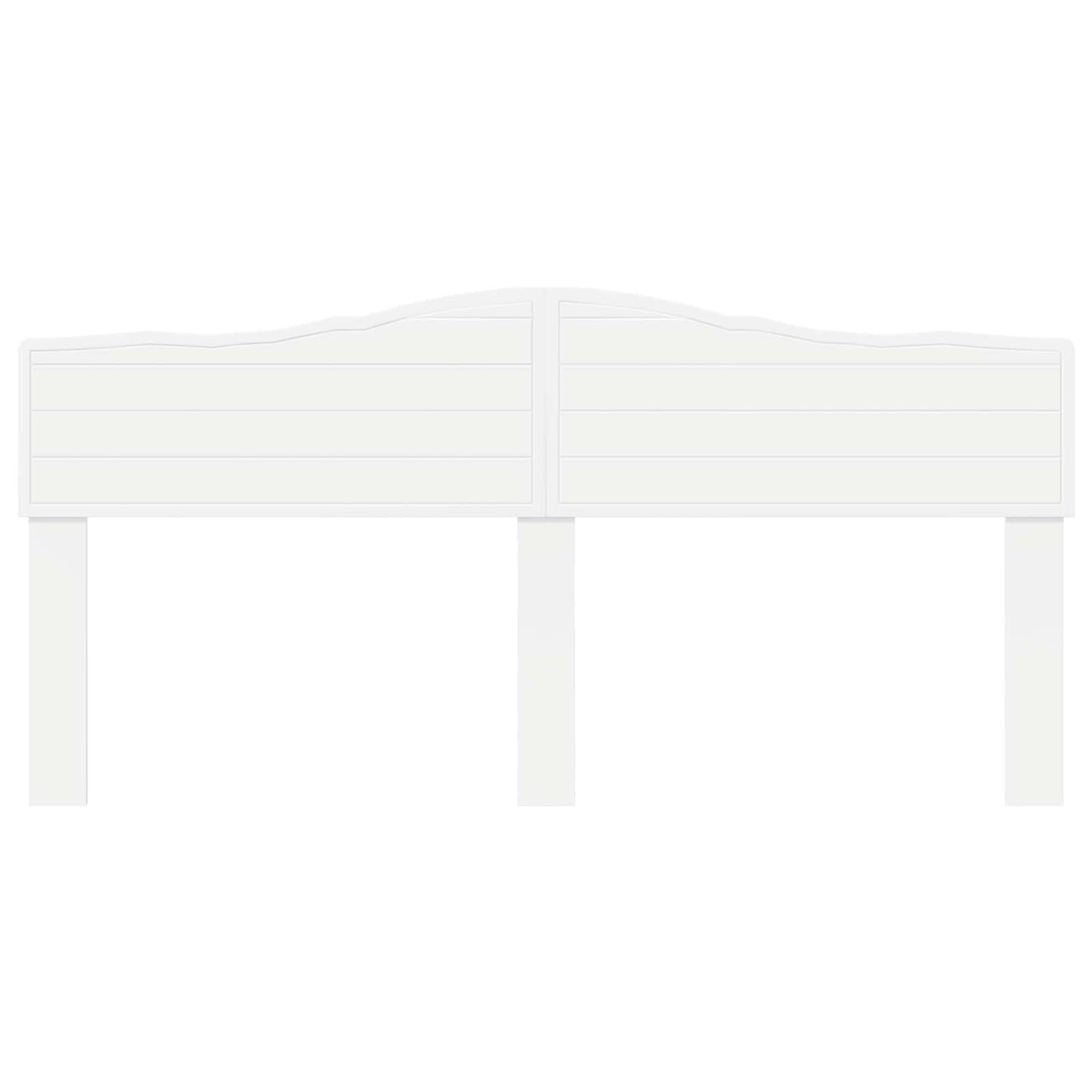 vidaXL Headboard White Engineered wood