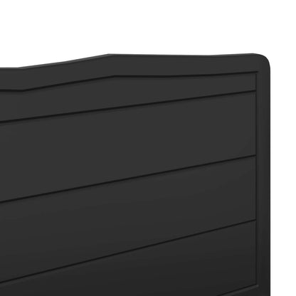 vidaXL Headboard Black Oak Engineered wood