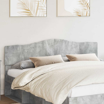 vidaXL Headboard Concrete Grey Engineered wood