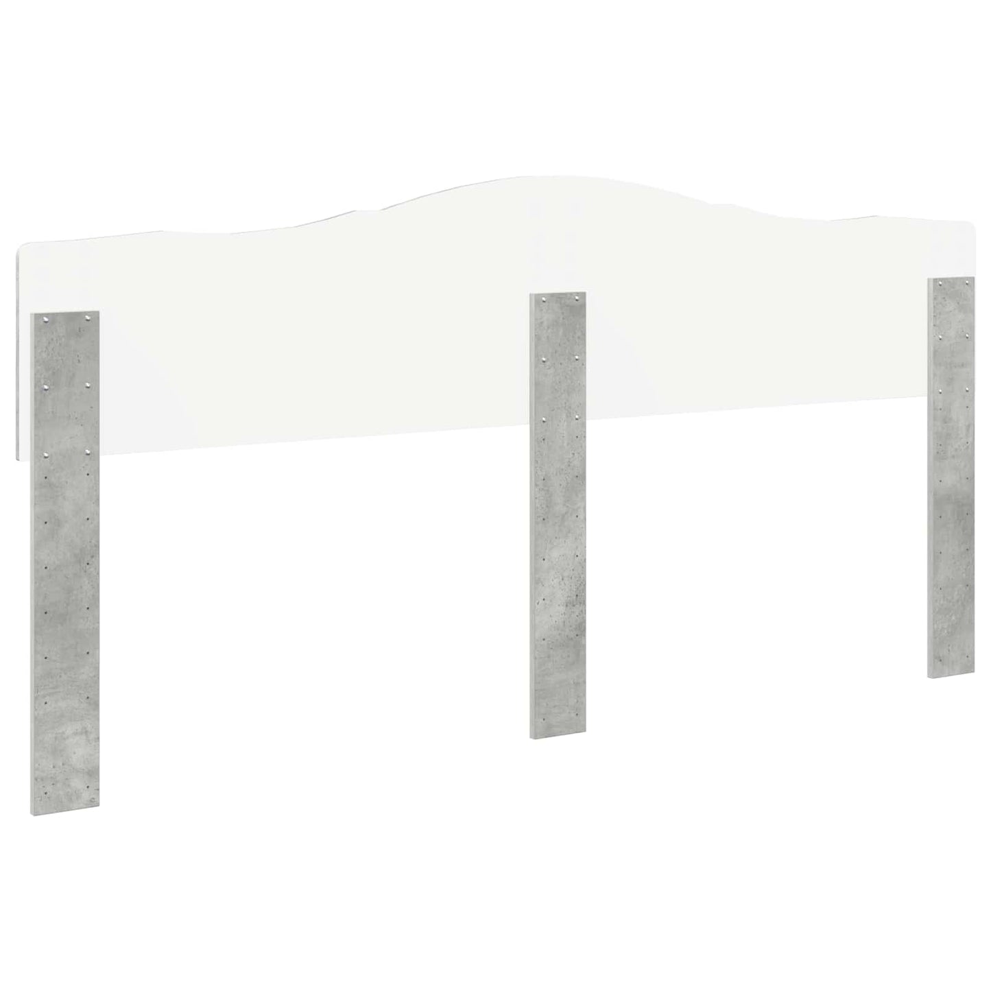 vidaXL Headboard Concrete Grey Engineered wood