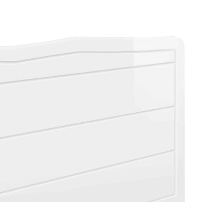 vidaXL Headboard Gloss White Engineered wood