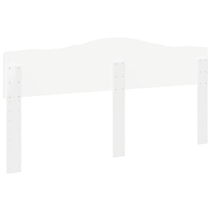 vidaXL Headboard Gloss White Engineered wood