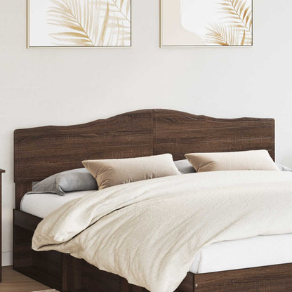 vidaXL Headboard Brown Oak Engineered wood