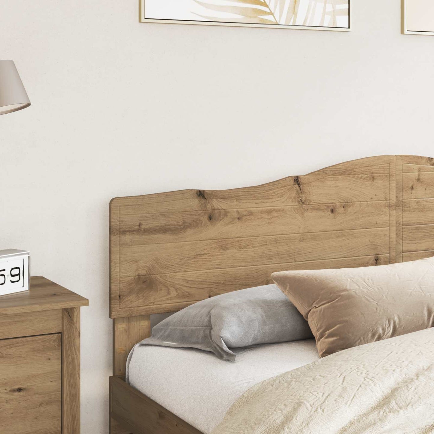 vidaXL Headboard Artisan Oak Engineered wood