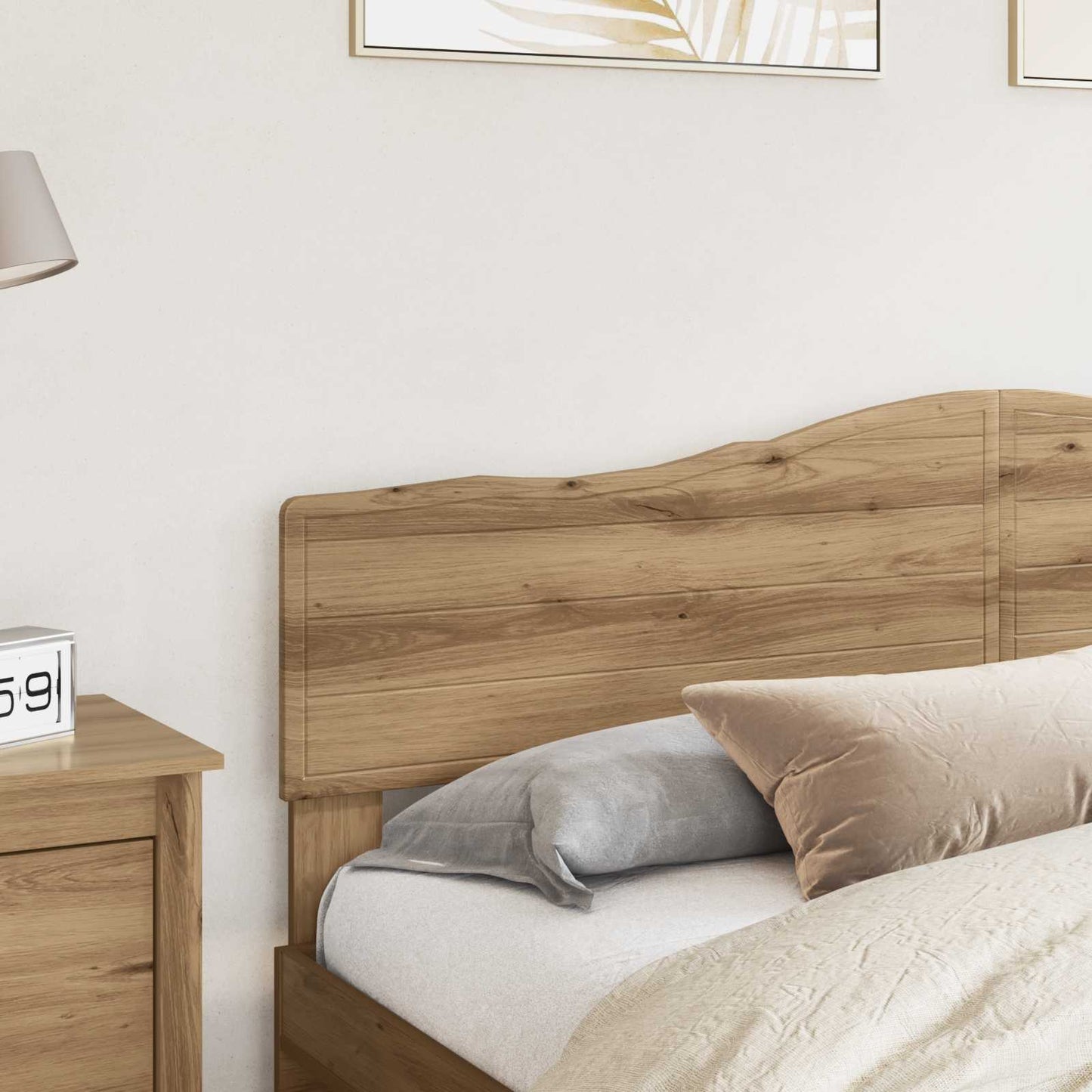 vidaXL Headboard Artisan Oak Engineered wood